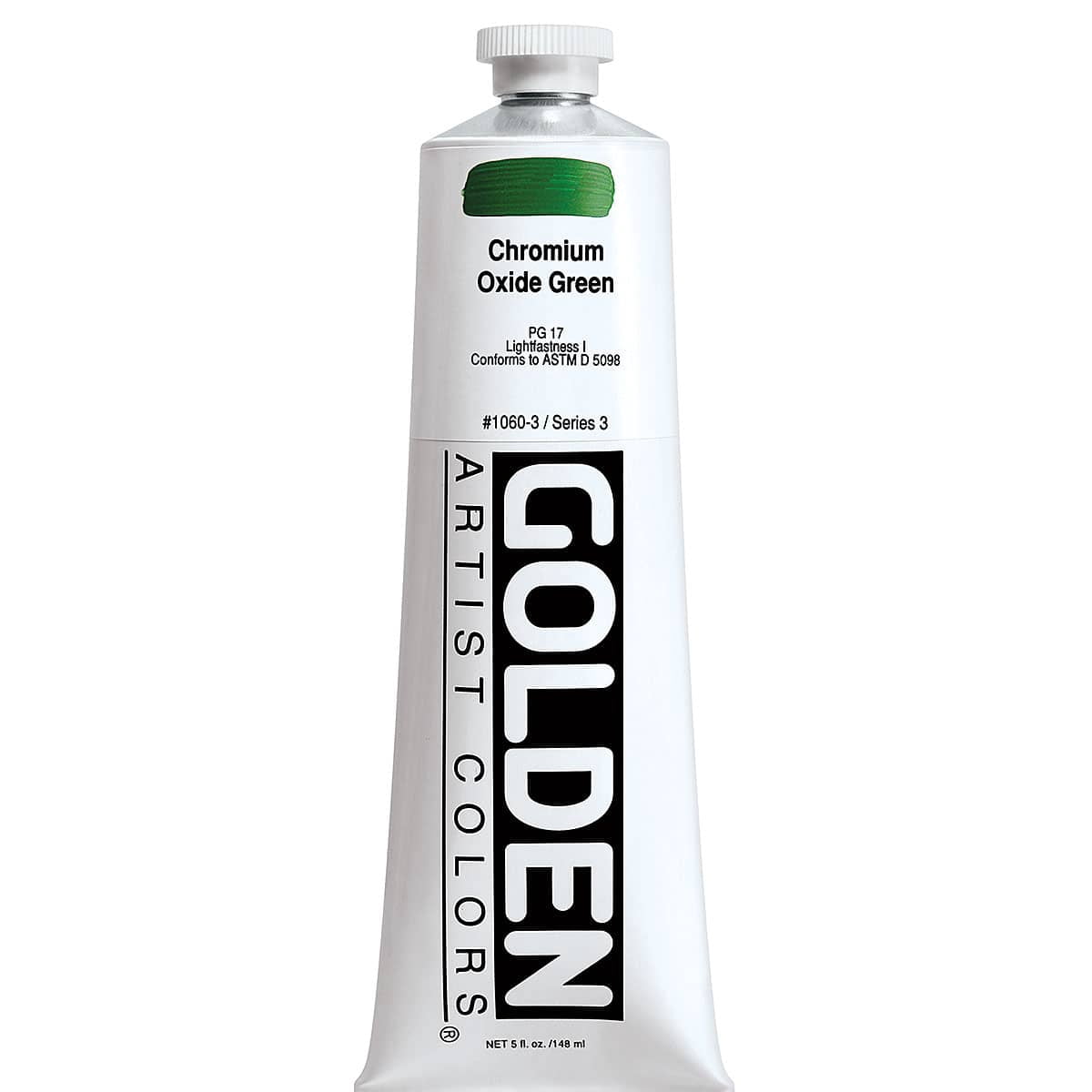 Golden Heavy Body Acrylic Paint, 5 Oz, Chromium Oxide Green