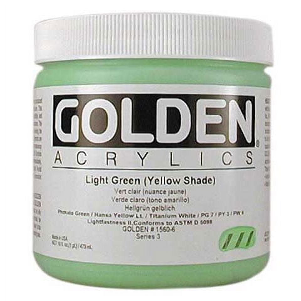 Golden Heavy Body Artist Acrylics - Cadmium Yellow Medium Hue, 16 oz Jar