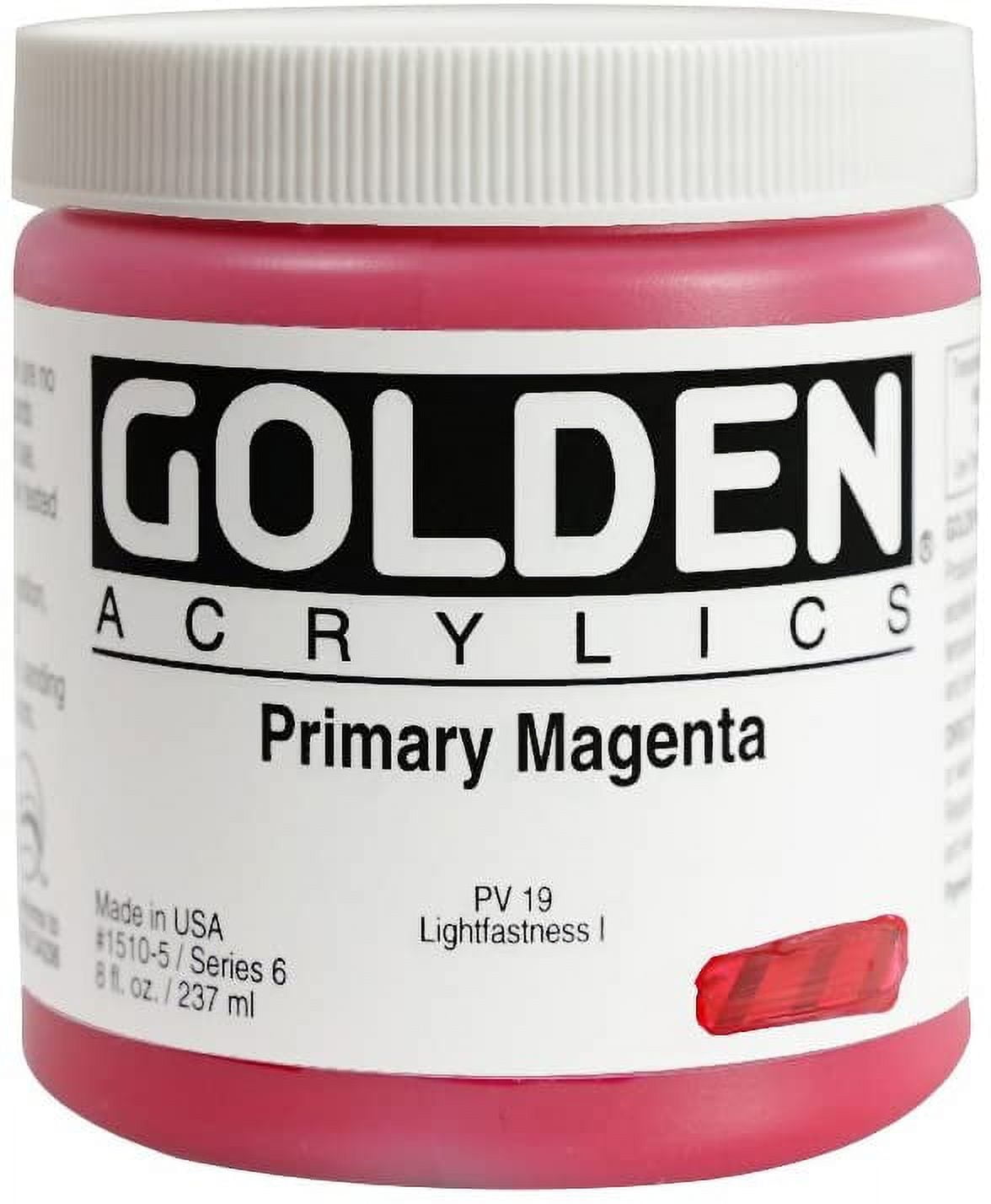 Golden - Heavy Body Acrylic - Primary Magenta, 8 oz
