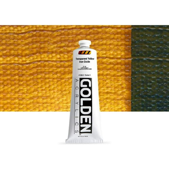 Golden - Heavy Body Acrylic - Transparent Yellow Iron Oxide, 5 oz