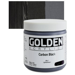 Golden® High Flow Acrylic, 16 oz., Carbon Black 