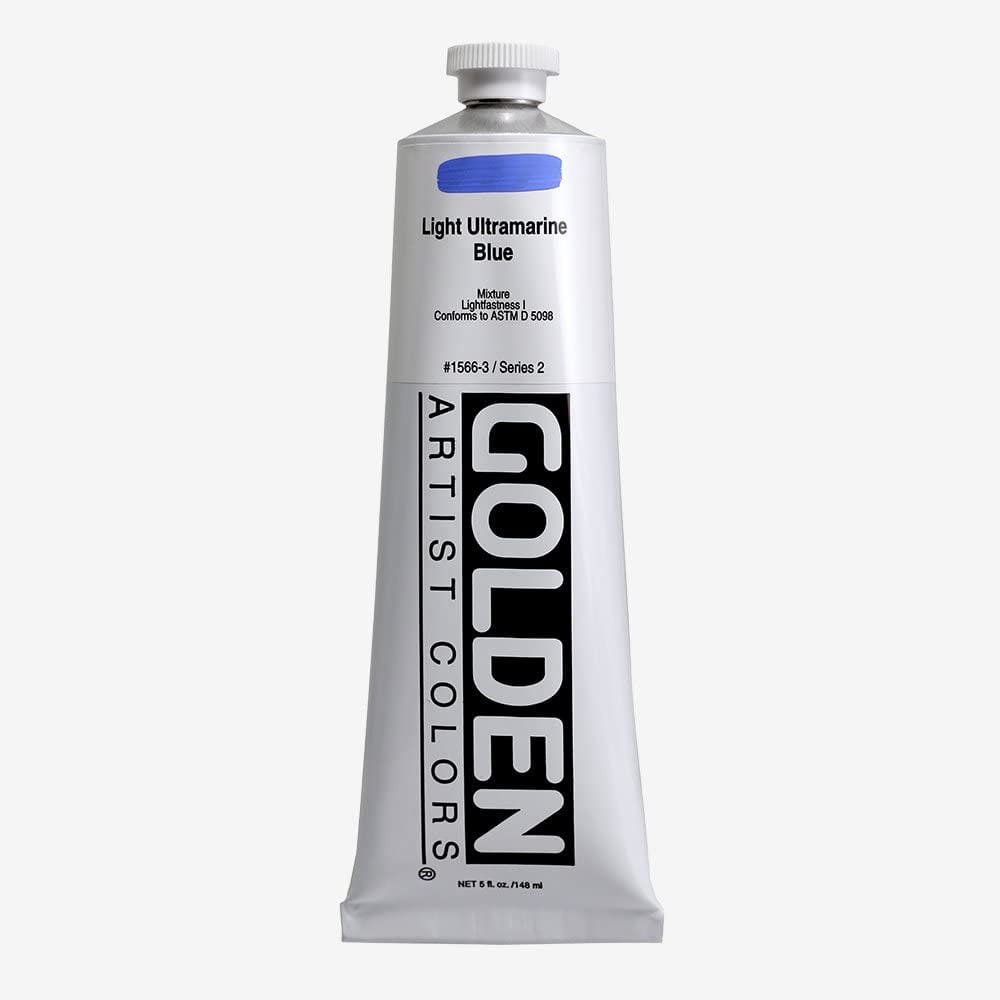 Golden Heavy Body Artist Acrylic, 5 oz, Light Ultramarine Blue