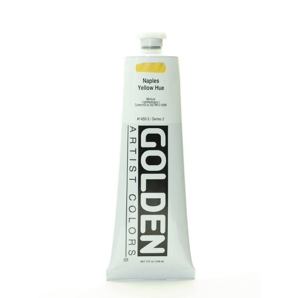 Golden Heavy Body Artist Acrylic, 5 oz, Naples Yellow Hue