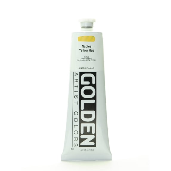 Golden Heavy Body Artist Acrylics - Naples Yellow Hue, 5 oz Tube