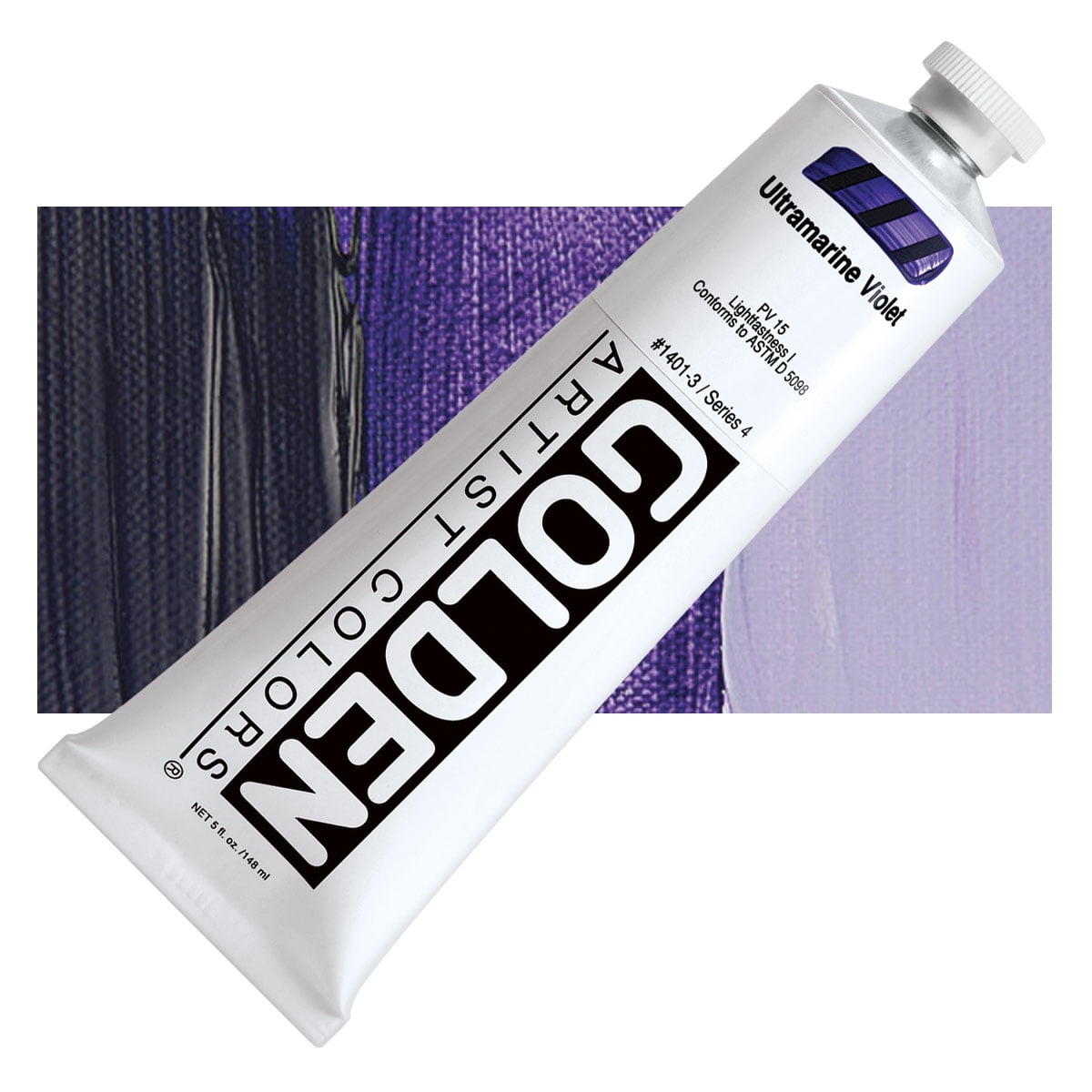 Golden Acrylic 5 Oz Ultramarine Violet