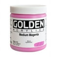 thumbnail image 1 of Golden Heavy Body Artist Acrylics - Medium Magenta, 8 oz Jar, 1 of 2