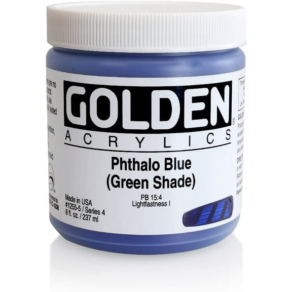 Golden Heavy Body Artist Acrylics - Phthalo Blue (Green Shade)