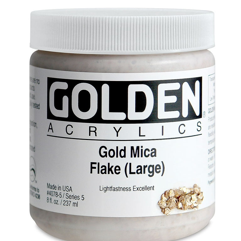 Mica Flakes, Gold, Metal Flake Paint