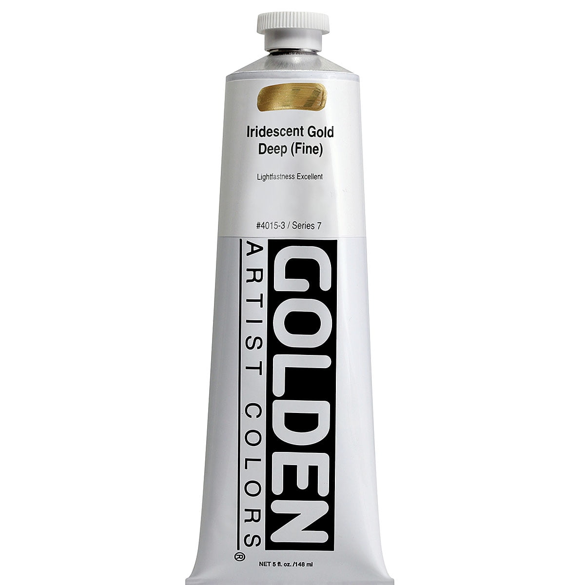 Golden Heavy Body Artist Acrylic - Iridescent Gold Deep (Fine), 5 oz