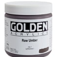 thumbnail image 1 of Golden Heavy Body Artist Acrylic - Raw Umber, 16 oz, 1 of 2