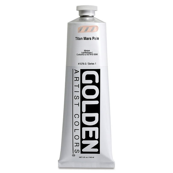 Golden Heavy Body Artist Acrylics - Titan Mars Pale, 5 oz