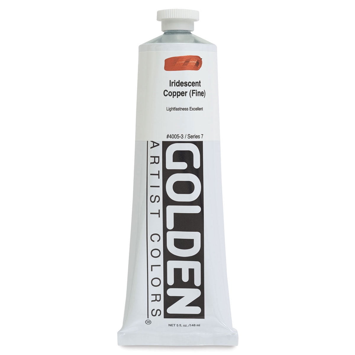 Golden Heavy Body Artist Acrylics - Iridescent Copper (Fine), 5 oz