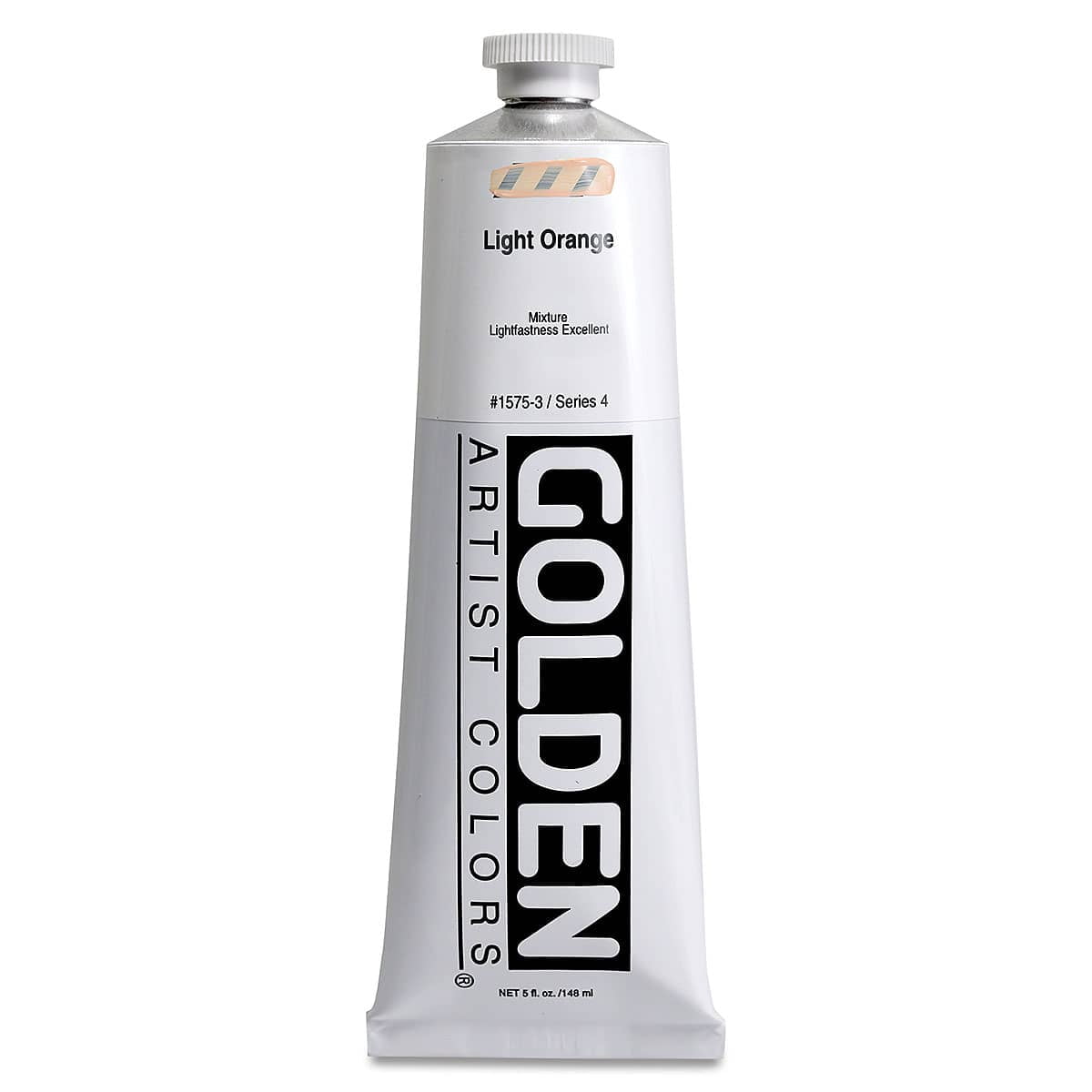 Golden Heavy Body Artist Acrylics - Light Orange, 5 oz