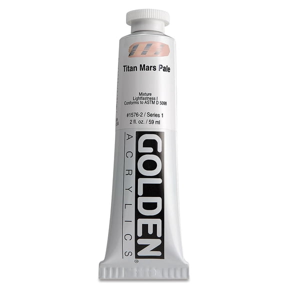 Golden Heavy Body Artist Acrylics - Titan Mars Pale, 2 oz