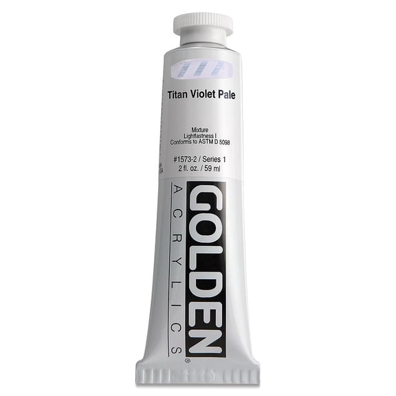 Golden Heavy Body Artist Acrylics - Titan Violet Pale, 2 oz
