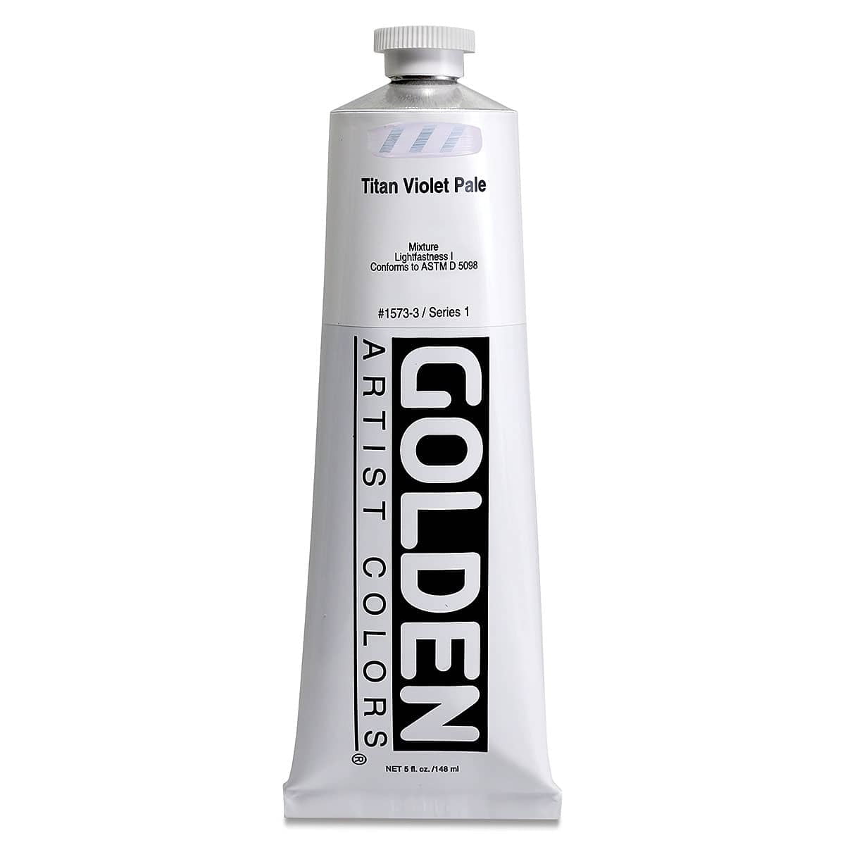 Golden Heavy Body Artist Acrylics - Titan Violet Pale, 5 oz