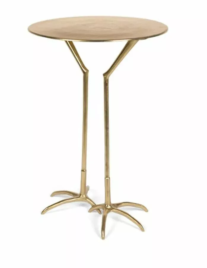 Golden Heron & Monkey Leg Design Unique Modern Drink & Coffee Table