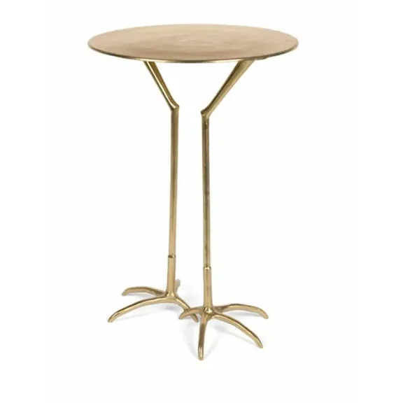 Golden Heron & Monkey Leg Design Unique Modern Drink & Coffee Table