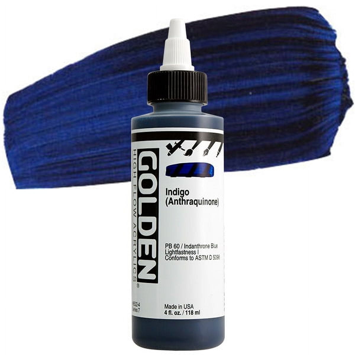 Golden� High Flow Acrylic, 4 oz., Indigo Anthraquinone