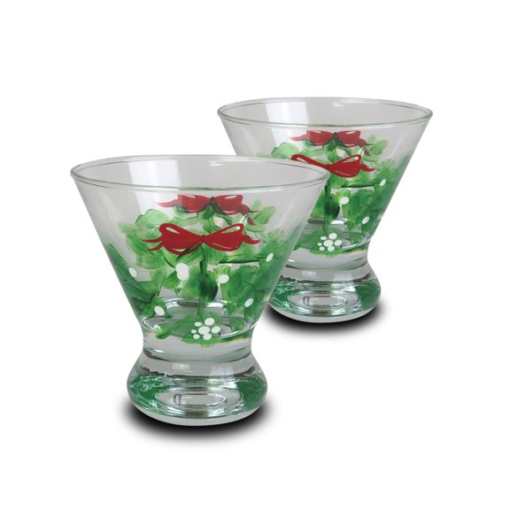 Golden Hill Studio 4 Mistletoe Cosmos Set of 2
