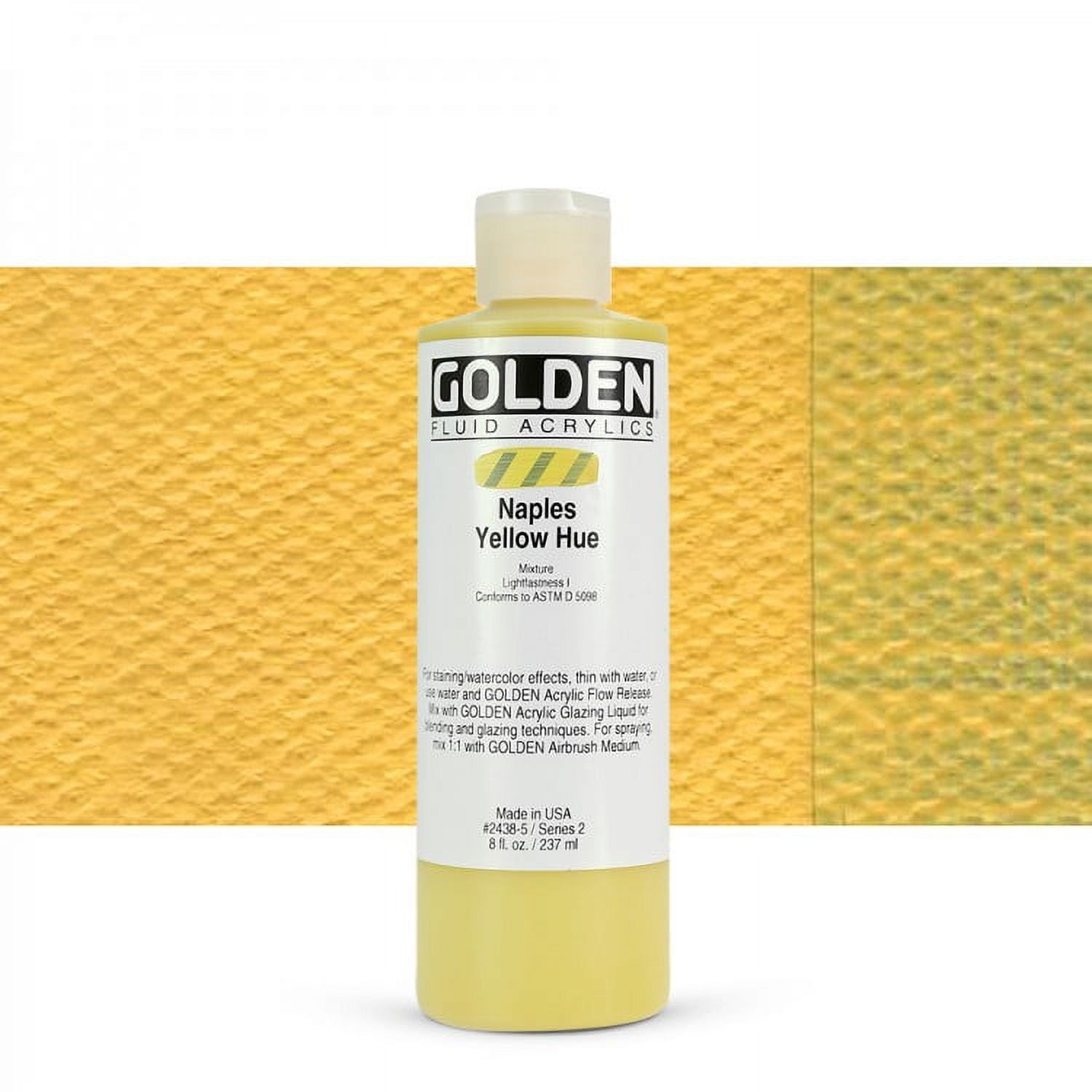 Golden Historical Fluid Acrylic Hue - Naples Yellow Hue, 8 oz