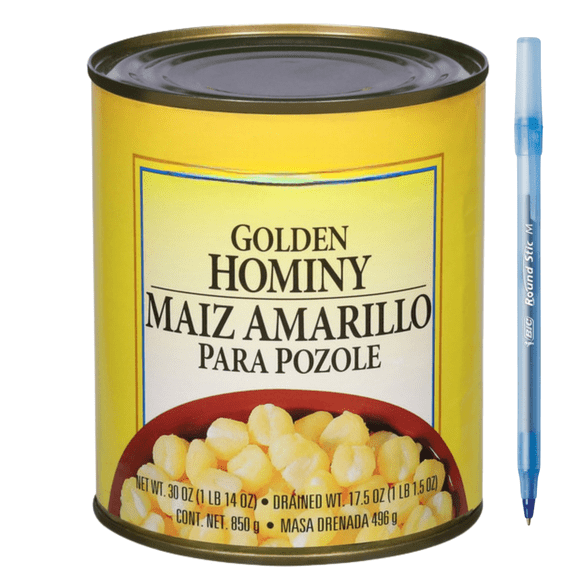 Golden Hominy 30 oz   can