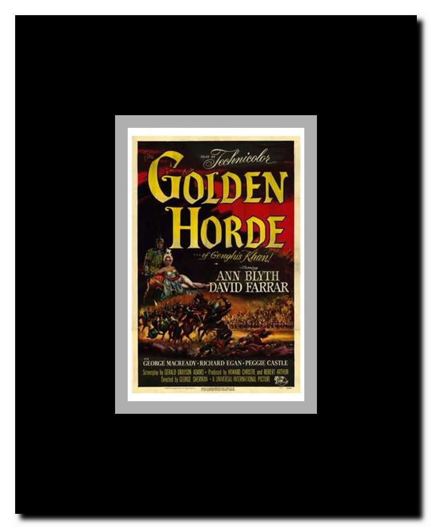 Golden Horde Framed Movie Poster