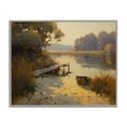 thumbnail image 1 of Golden Hour in Autumn Gray Framed Giclee Art, design by Arlington Prints, 1 of 9