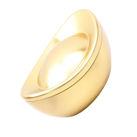 Golden Ingot Shape Candy Box Metal Decorative Tin Chocolate Storage Box For Wedding Chinese Spring Festival Gifting
