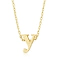 thumbnail image 1 of Golden Initial Y Pendant, 1 of 1