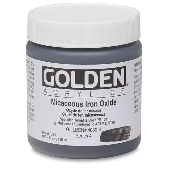 Golden Special Iridescent Acrylics - Micaceous Iron Oxide, 4 oz