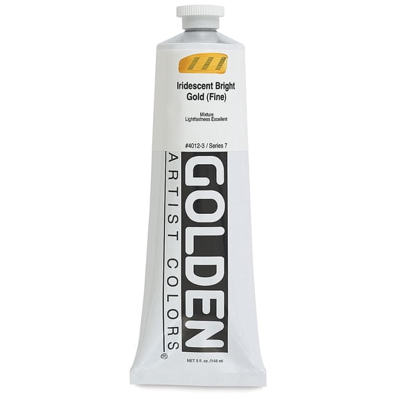 Golden Iridescent Acrylic, 5 oz., Iridescent Bright Gold