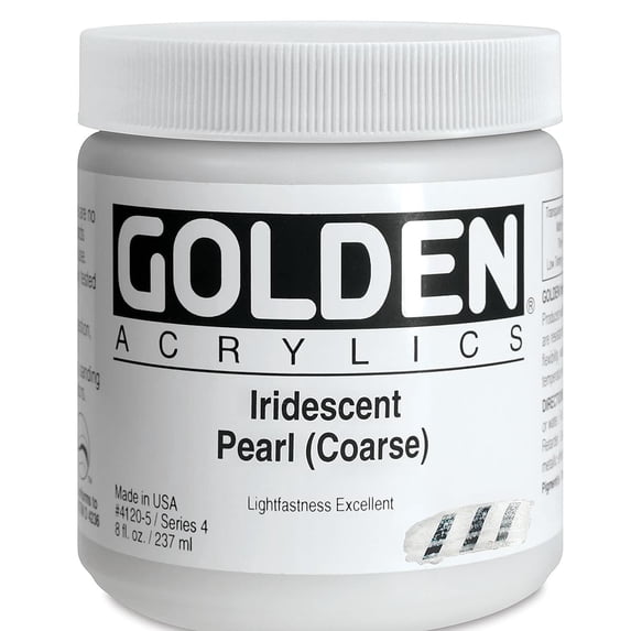 Golden� Iridescent Acrylic, 8 oz., Iridescent Pearl Coarse
