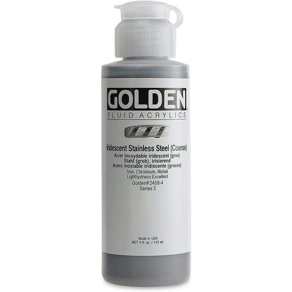 Fluid Acr Irid Stainless 4Oz by Golden