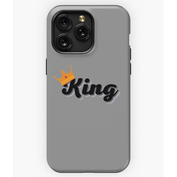 Golden King Crown Royal Art M2196 Phone Case for iPhone 17 16 15 14 13 12 11 Pro Max