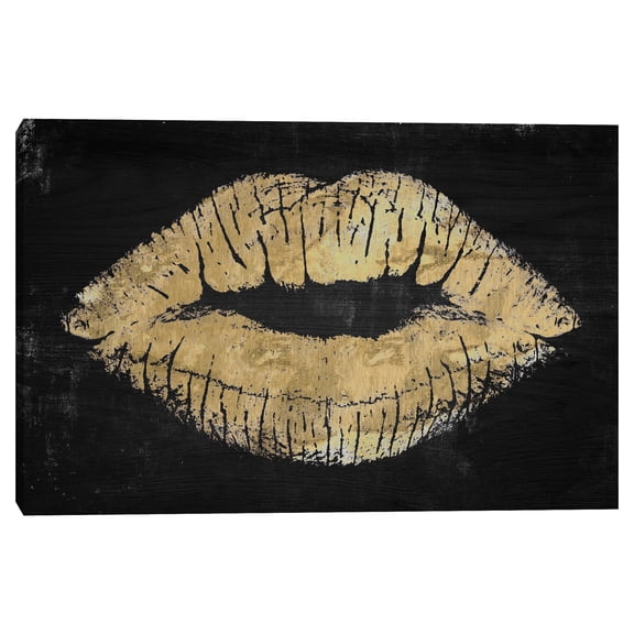 Golden Kiss by Belle Maison Canvas Art Print
