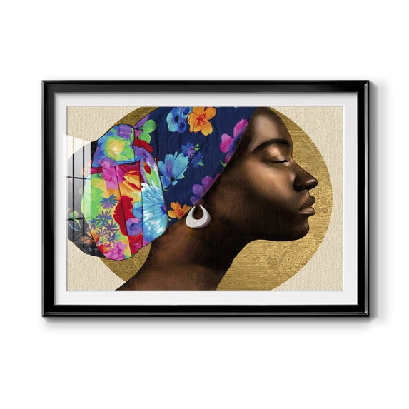 Golden Lady I Premium Framed Print - Ready to Hang