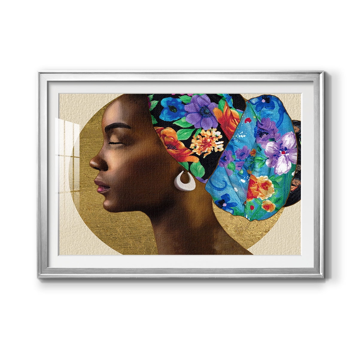 Golden Lady II Premium Framed Print - Ready to Hang