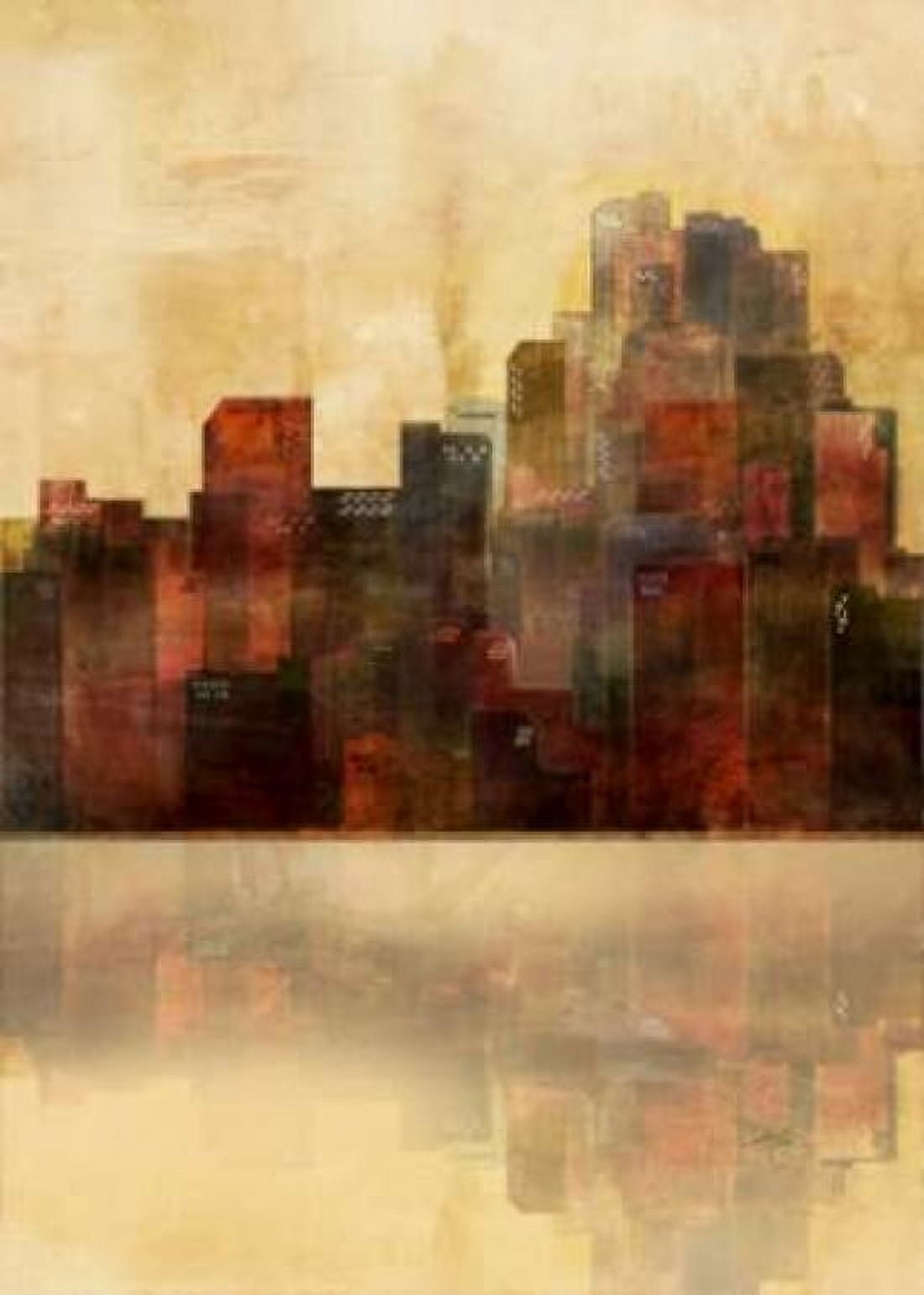 Golden Lagoon 1 Canvas Art - Ken Roko (20 x 28)