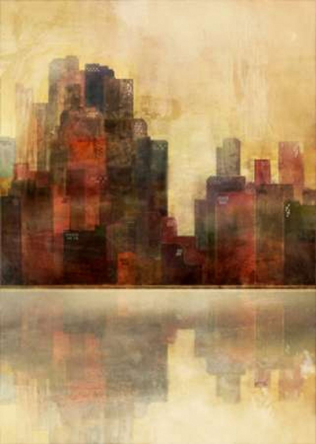 Golden Lagoon 2 Canvas Art - Ken Roko (20 x 28)