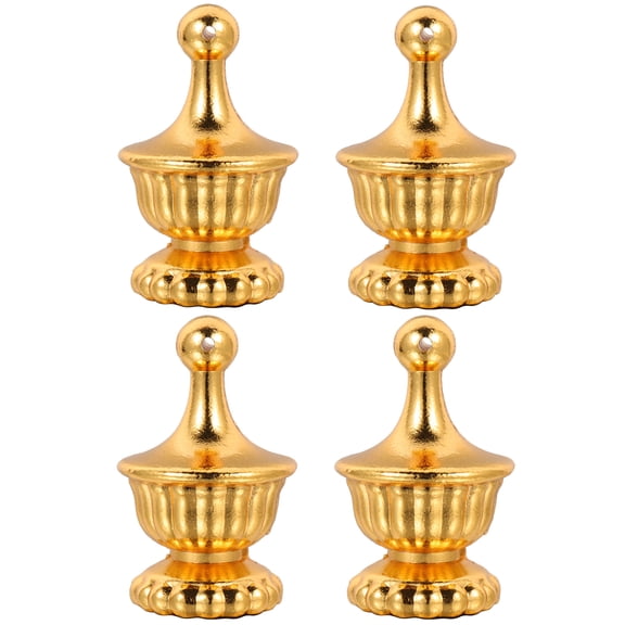ifundom Lamp Finials for Lamps Home Decor, 4pcs Decorative Replacement Lamp Finials for Table and Floor Lamps