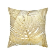 Efavormart Set Of 4 | 18" White/Gold Foil Geometric Print Throw Pillow ...