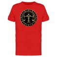 thumbnail image 1 of Golden Libra Black Frame Tee Men's -Image by Shutterstock, 1 of 2