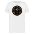 thumbnail image 1 of Golden Libra Black Frame Tee Men's -Image by Shutterstock, 1 of 2