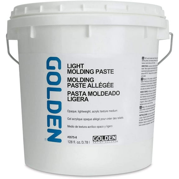 Golden Light Molding Paste Medium - 128 oz tub