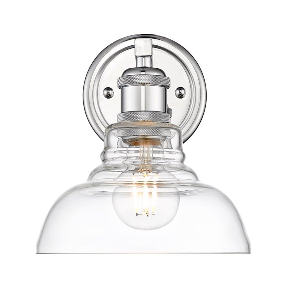 Yep by Golden Lighting Carver 1-light Vanity in Chrome