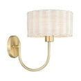 thumbnail image 1 of Golden Lighting Erma 1-light Wall Sconce in Brushed Champagne Brass, 1 of 5