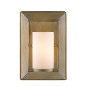 Golden Lighting 2073-1W-WG Smyth 1 Light Wall Sconce in White Gold,