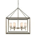 thumbnail image 1 of Golden Lighting 2073-6 Smyth 6 Light 27" Wide Taper Candle Chandelier - Gold, 1 of 4