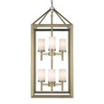 thumbnail image 1 of Golden Lighting Smyth 6 Light Pendant, White Gold - 2073-6PWG-OP, 1 of 2